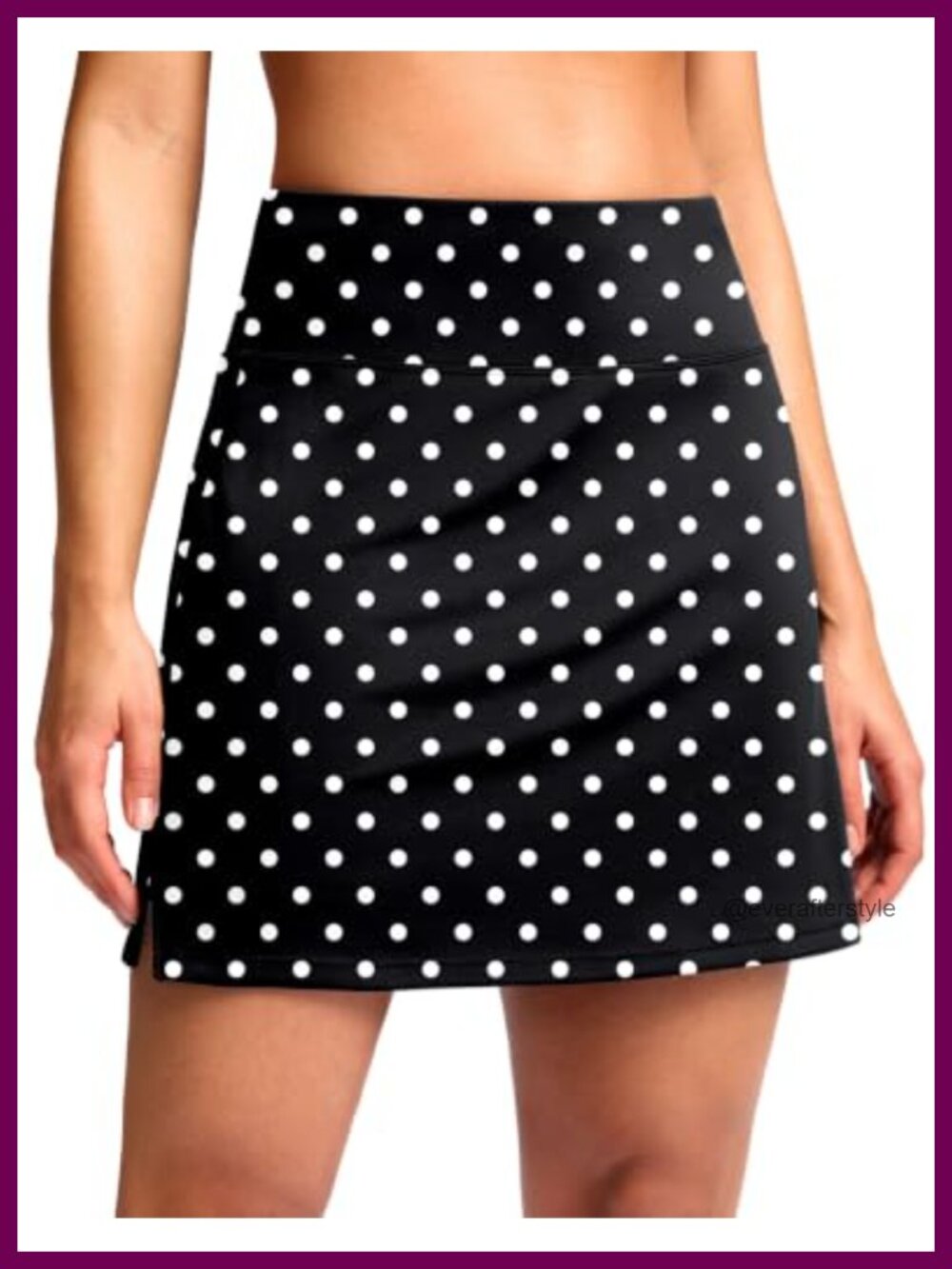 Women's High Waist Active Skort with Pockets Tennis Golf Athletic